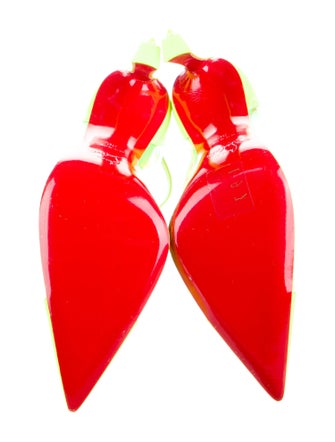 Christian Louboutin Spike Accents PVC Pumps