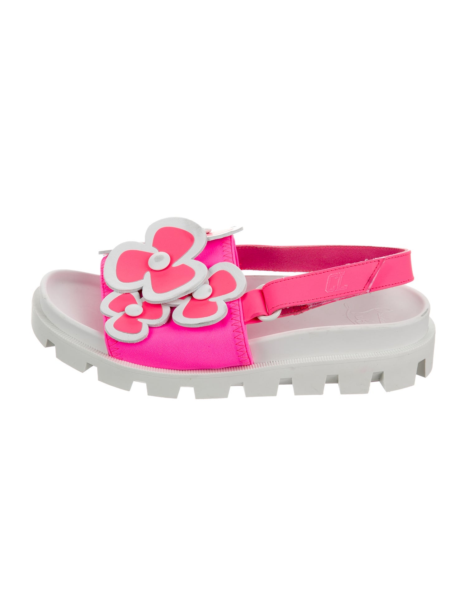 Christian Louboutin Leather Slingback Sandals