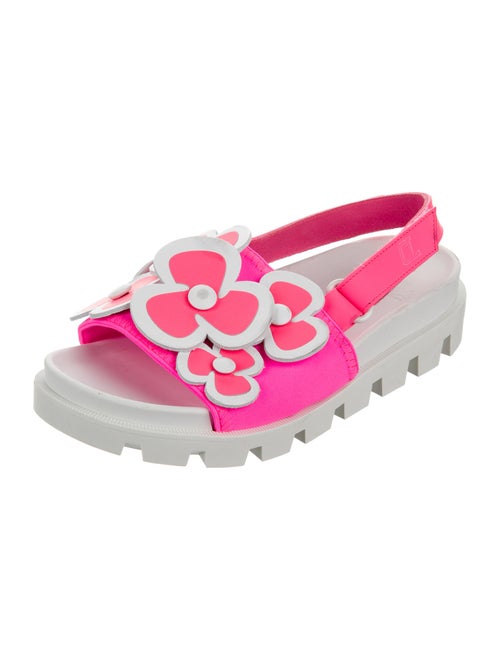 Christian Louboutin Leather Slingback Sandals