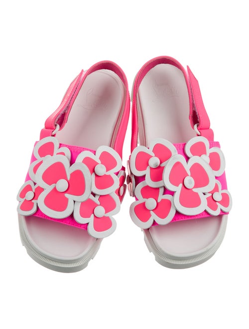 Christian Louboutin Leather Slingback Sandals