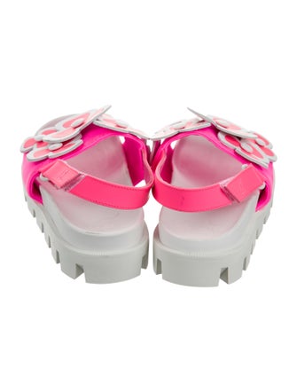 Christian Louboutin Leather Slingback Sandals