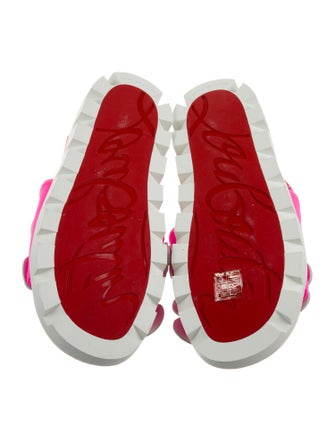 Christian Louboutin Leather Slingback Sandals