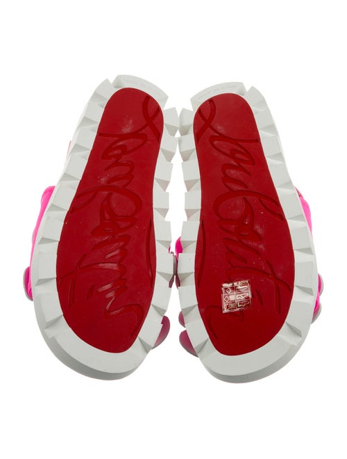 Christian Louboutin Leather Slingback Sandals