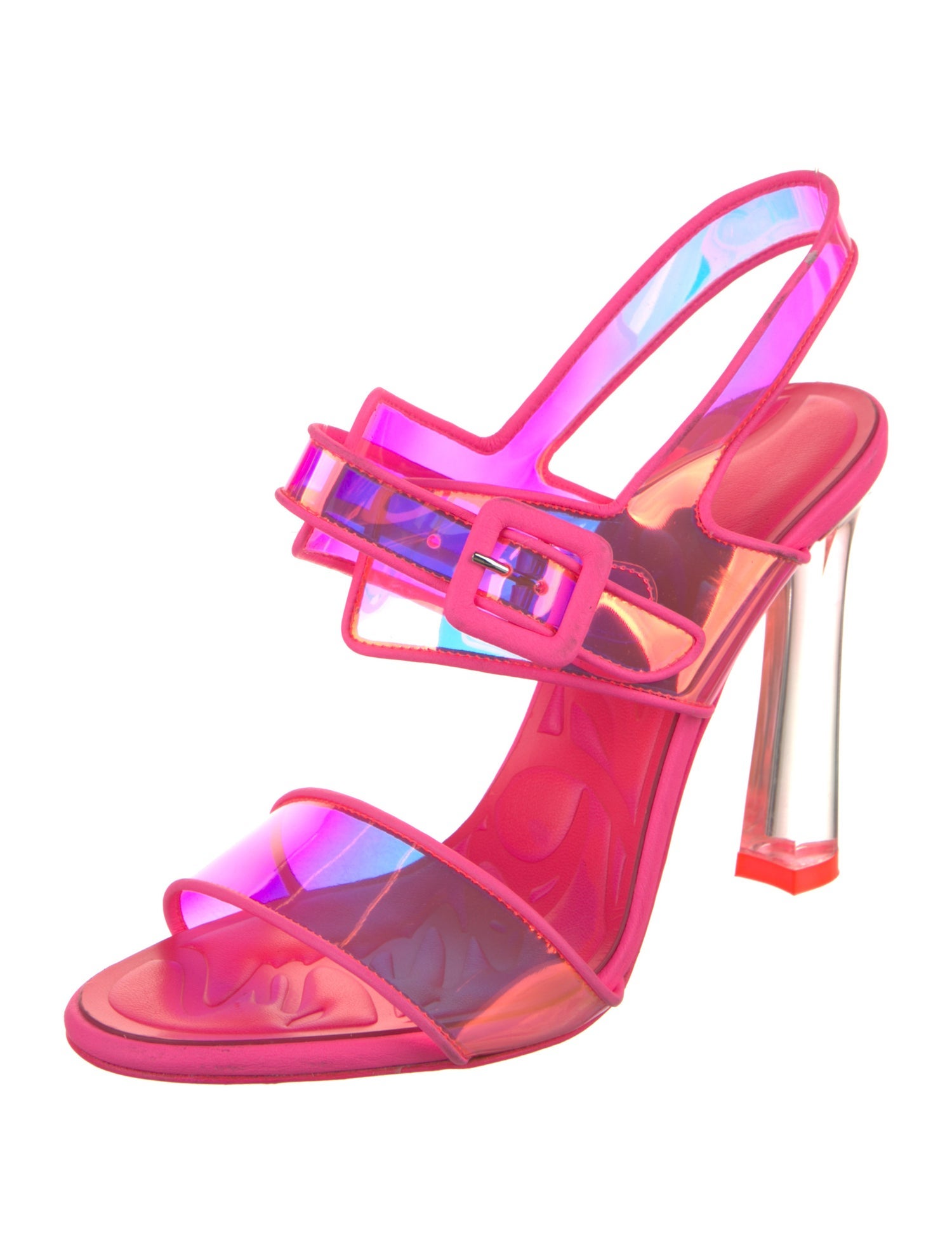Christian Louboutin PVC Slingback Sandals