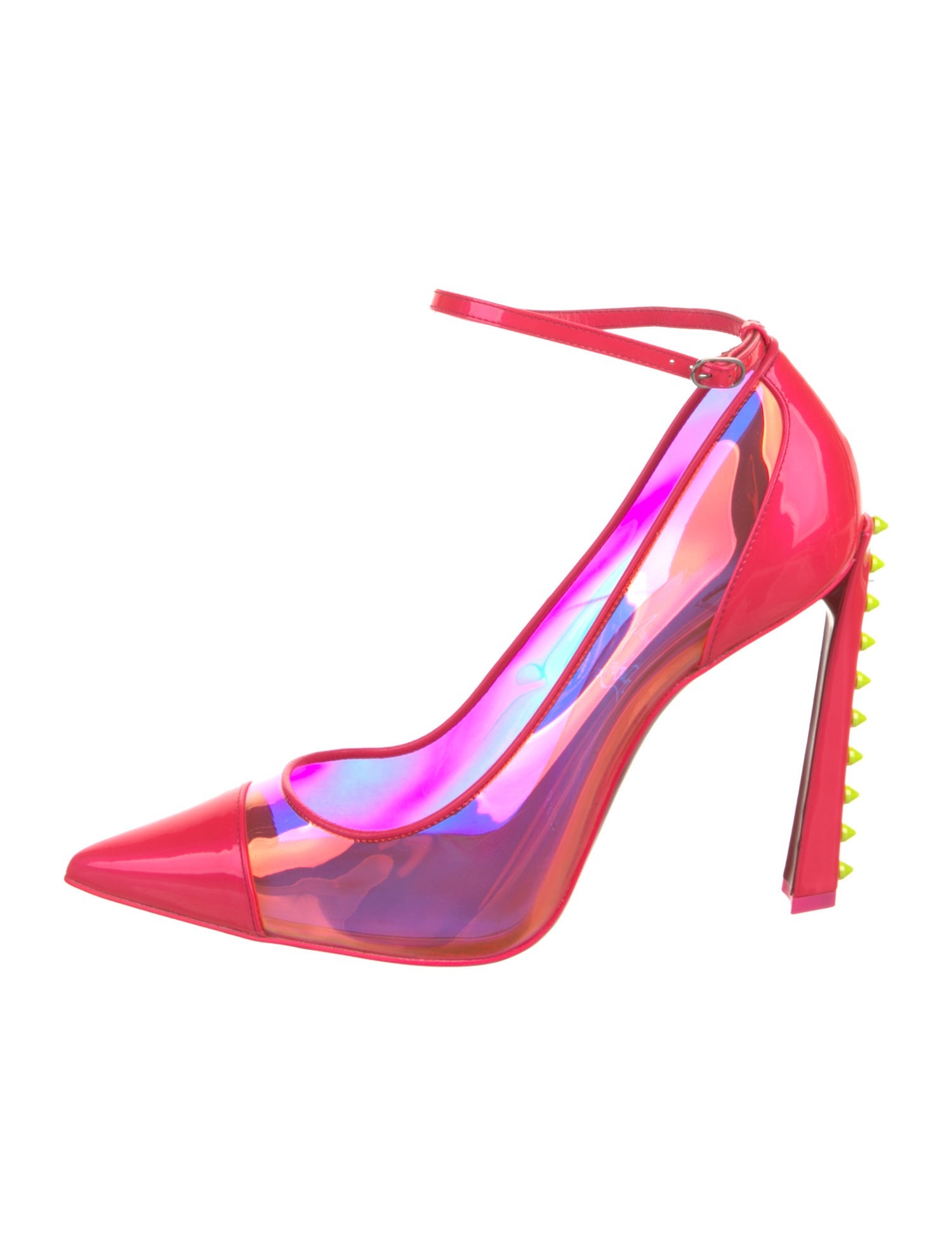 Christian Louboutin Spike Accents PVC Pumps