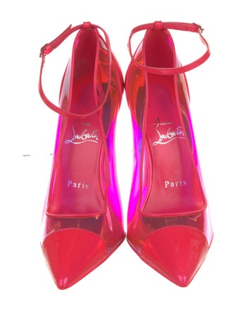 Christian Louboutin Spike Accents PVC Pumps