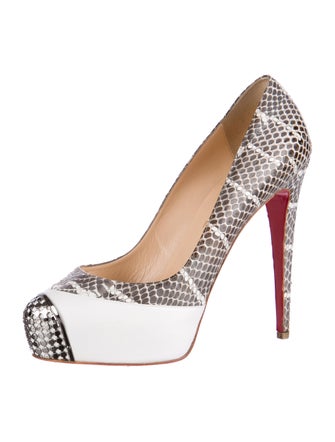 Christian Louboutin Snakeskin Maggie Pumps