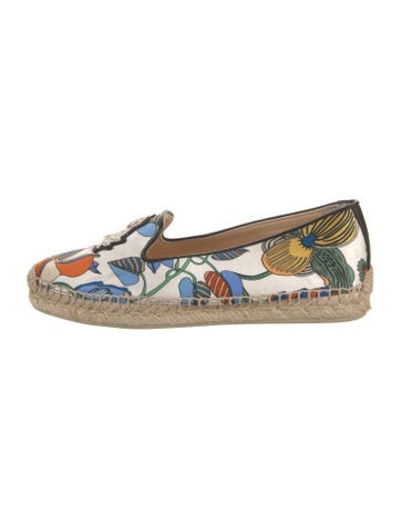 Christian Louboutin Flats Satin Printed Espadrilles Us5, It35 | 5