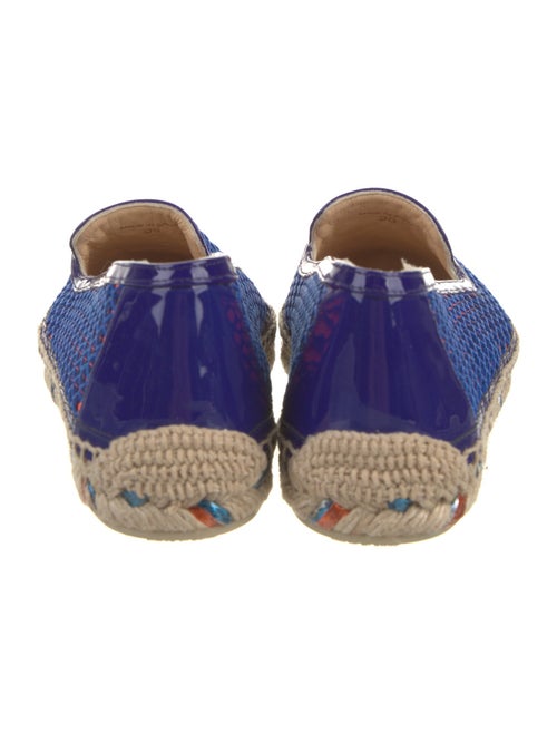 Christian Louboutin Printed Glitter Accents Espadrilles