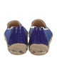 Christian Louboutin Printed Glitter Accents Espadrilles