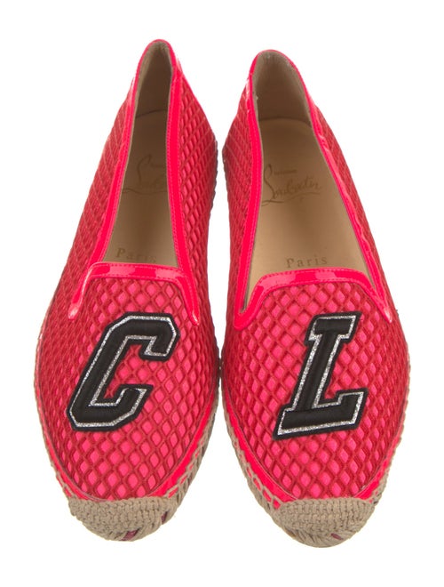 Christian Louboutin Glitter Accents Espadrilles