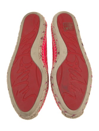 Christian Louboutin Glitter Accents Espadrilles