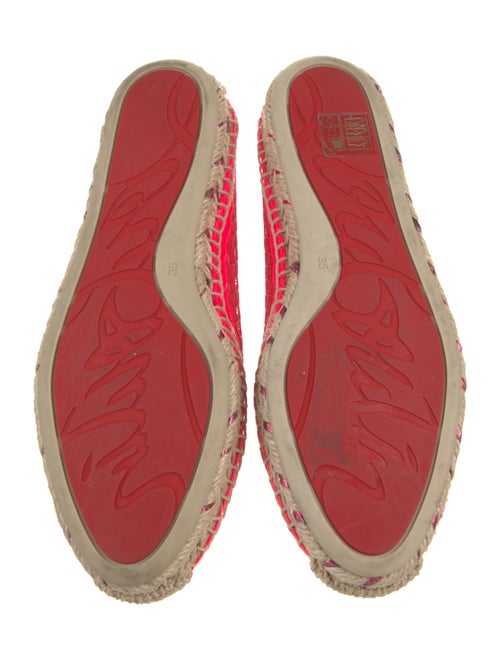 Christian Louboutin Glitter Accents Espadrilles