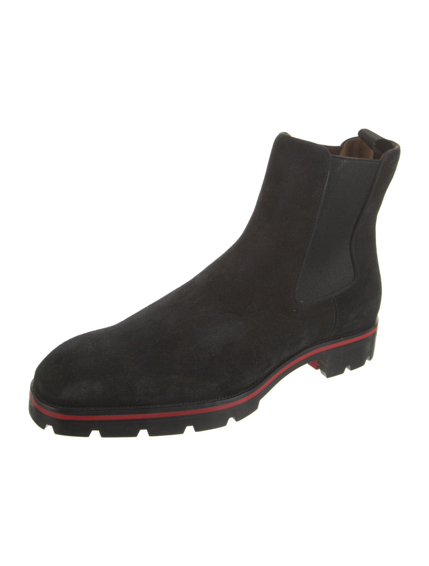 Christian Louboutin Sequins Sequin Embellishments Boots - Black Boots ...