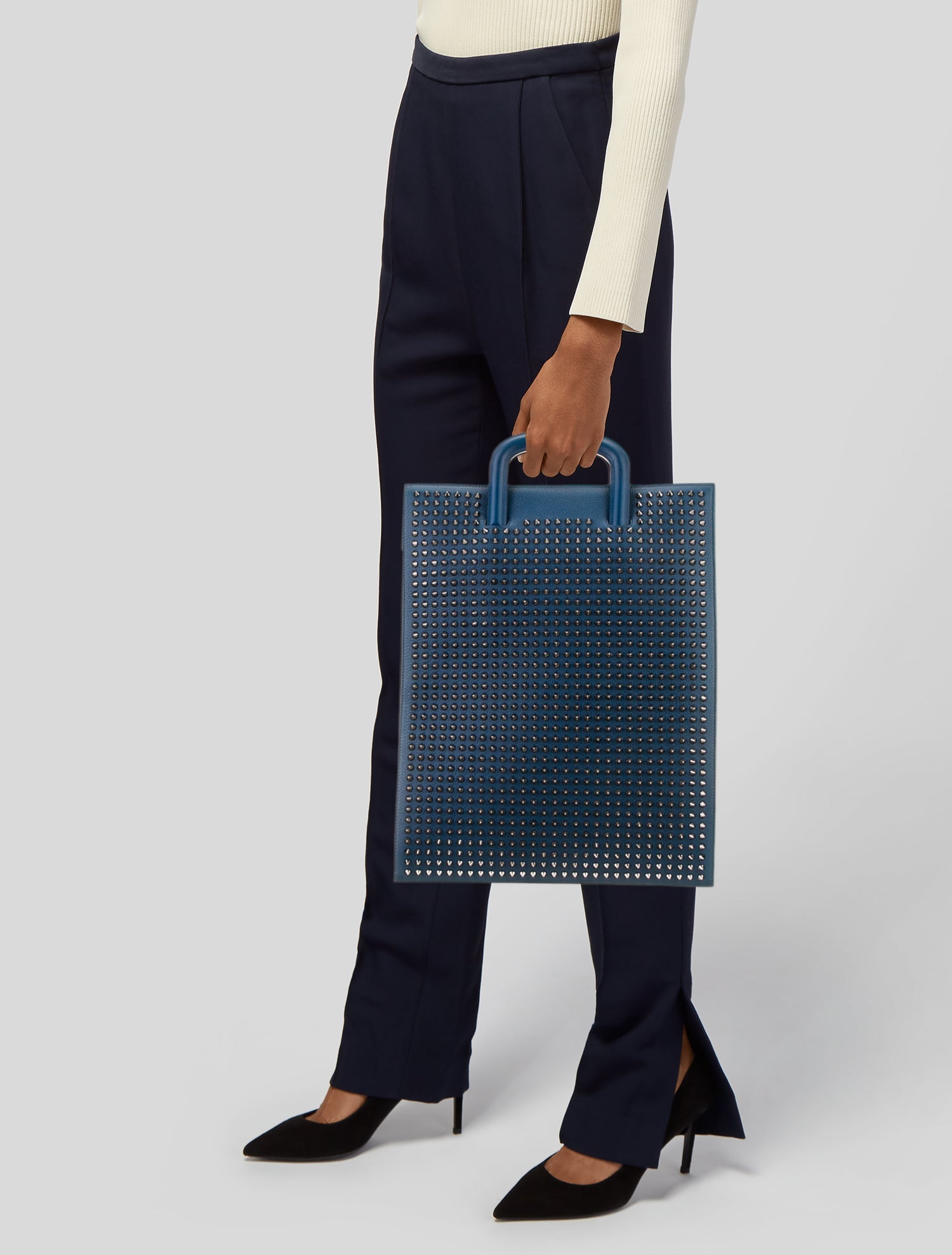 Christian Louboutin Leather Top Handle Bag