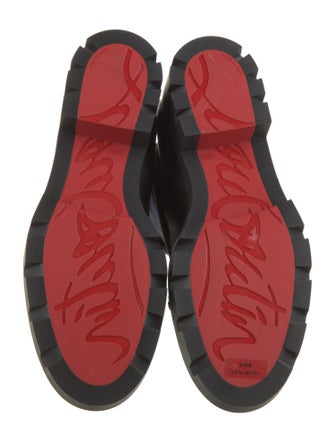 Christian Louboutin Suede Combat Boots