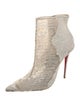 Christian Louboutin Lace Lace Pattern Boots