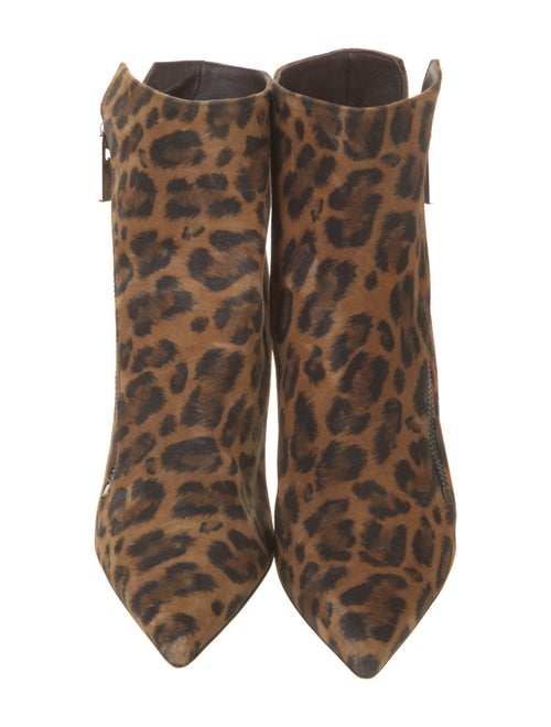 Christian Louboutin Suede Animal Print Boots