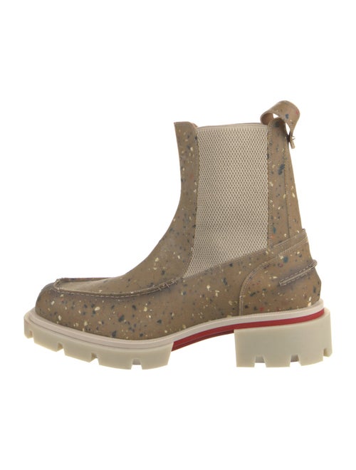 Christian Louboutin Spike Accents Rubber Rain Boots