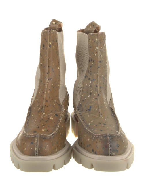 Christian Louboutin Spike Accents Rubber Rain Boots