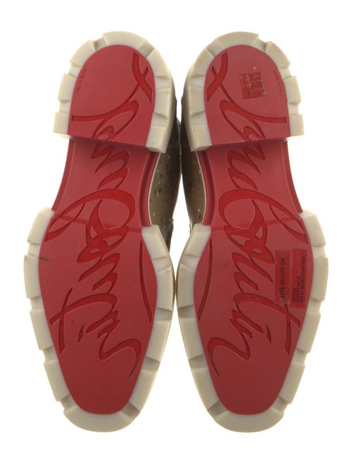 Christian Louboutin Spike Accents Rubber Rain Boots