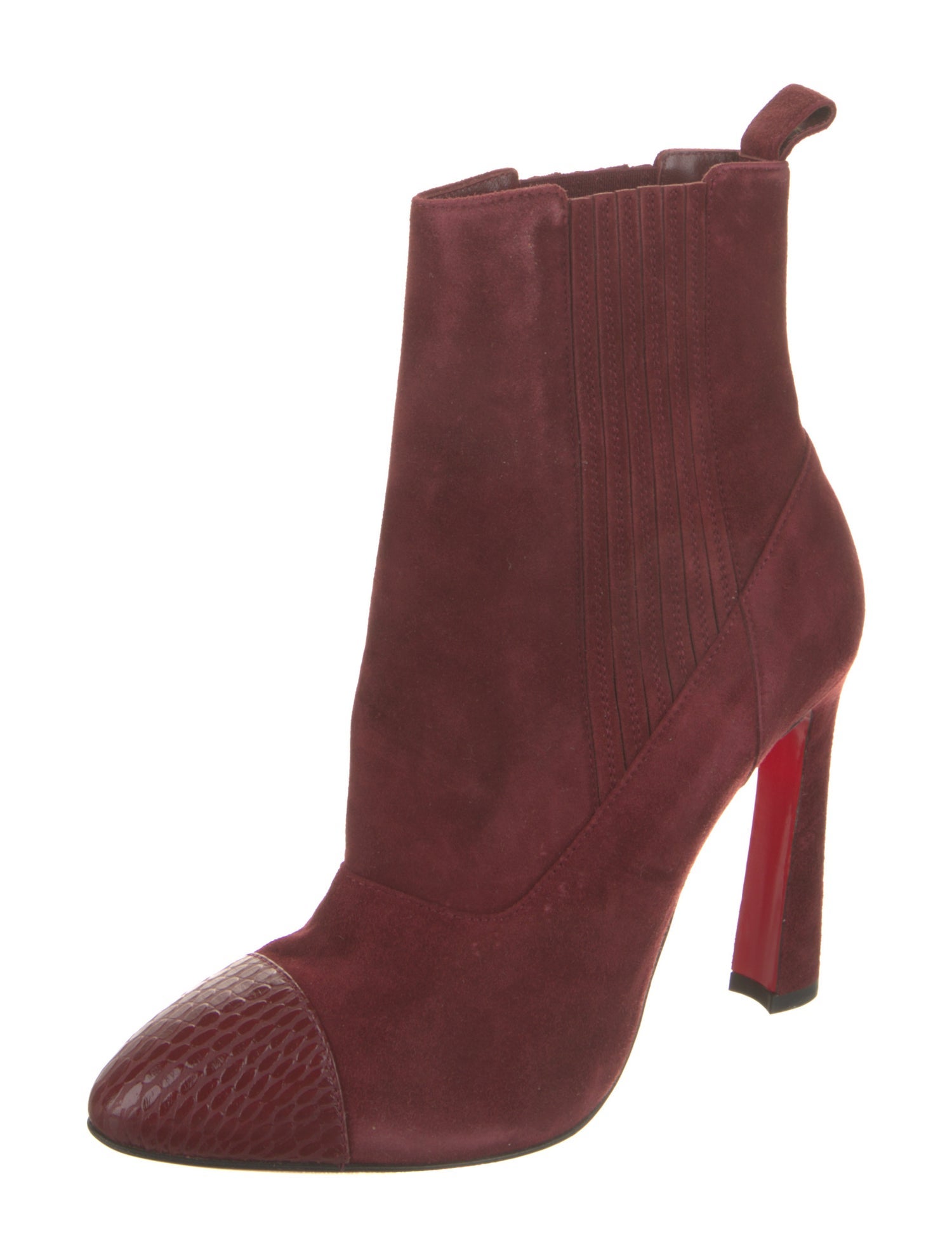 Christian Louboutin Suede Chelsea Boots