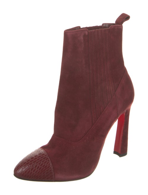 Christian Louboutin Suede Chelsea Boots
