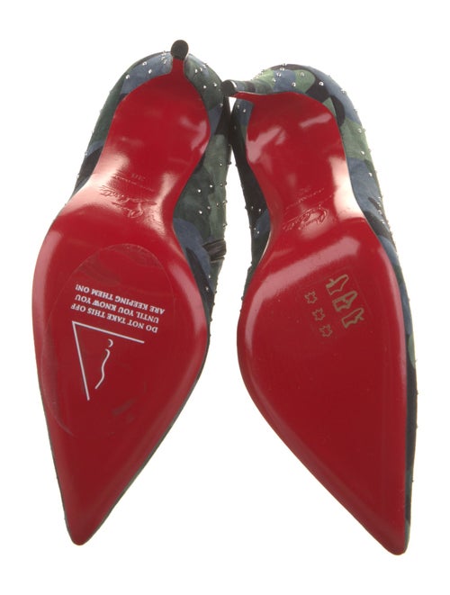 Christian Louboutin Suede Camouflage Print Boots