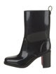 Christian Louboutin Spike Accents Rubber Rain Boots
