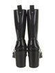 Christian Louboutin Spike Accents Rubber Rain Boots