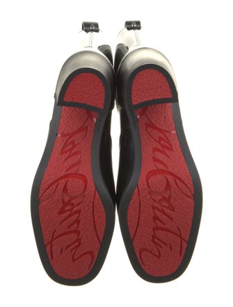 Christian Louboutin Spike Accents Rubber Rain Boots