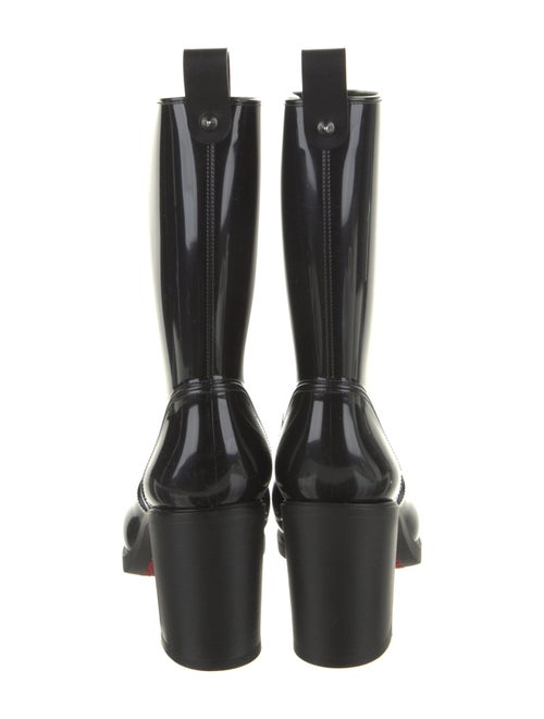 Christian Louboutin Spike Accents Rubber Rain Boots