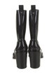 Christian Louboutin Spike Accents Rubber Rain Boots