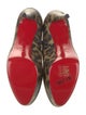 Christian Louboutin Leather Animal Print Boots