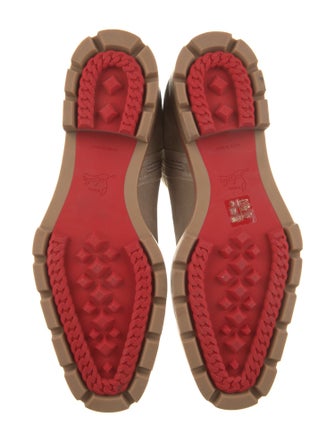 Christian Louboutin Suede Combat Boots
