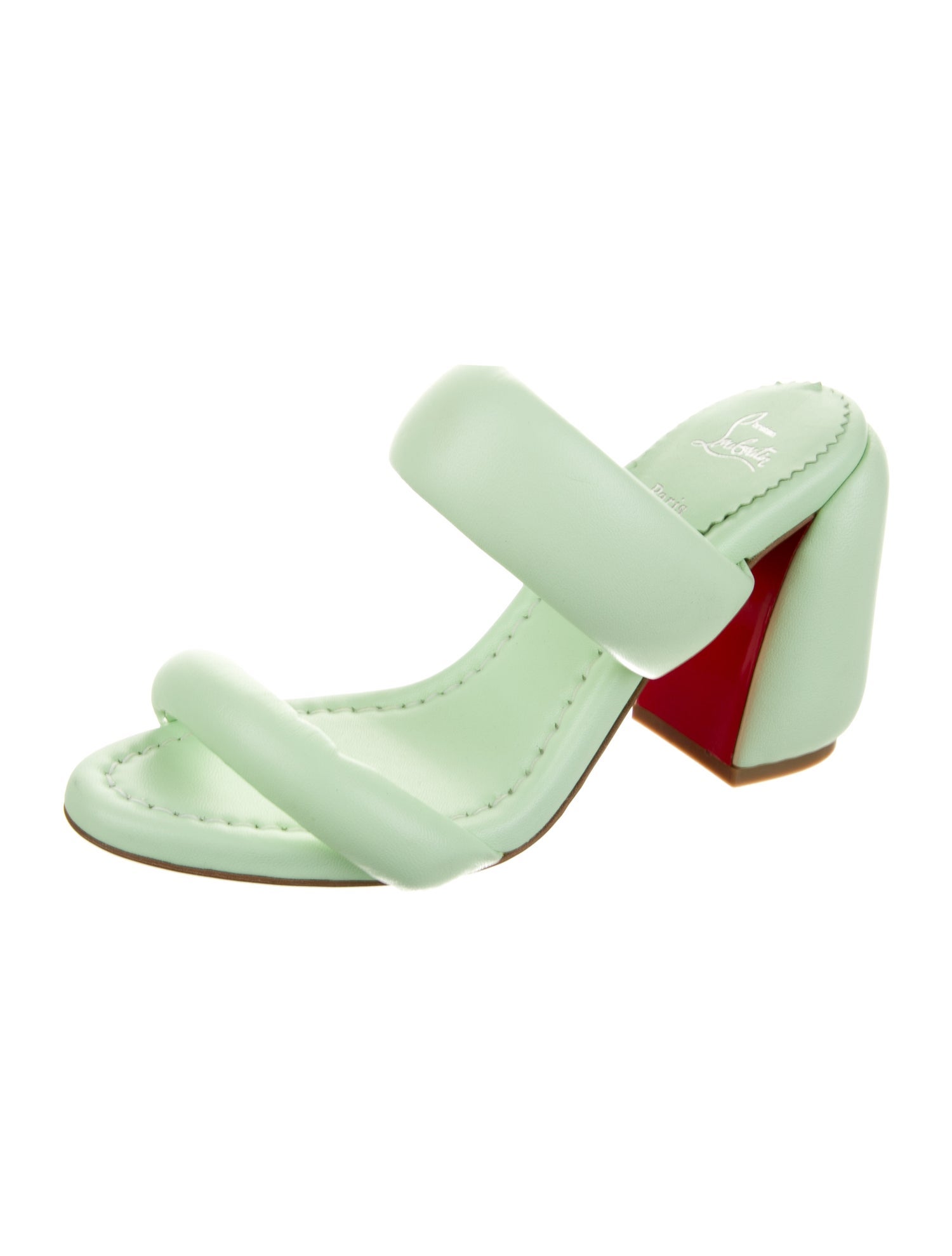 Christian Louboutin Leather Slides