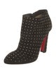 Christian Louboutin Suede Studded Accents Boots