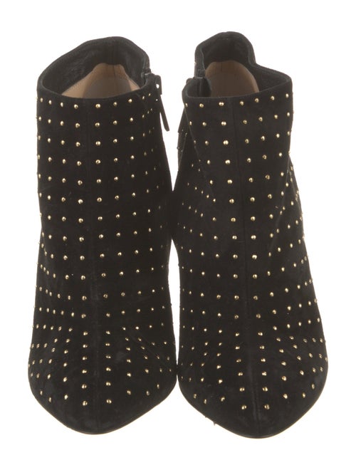 Christian Louboutin Suede Studded Accents Boots