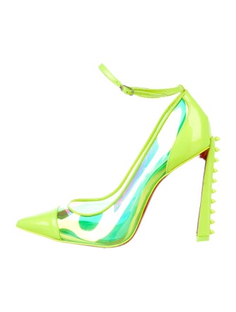 Christian Louboutin PVC Studded Accents Pumps