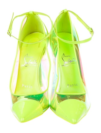 Christian Louboutin PVC Studded Accents Pumps