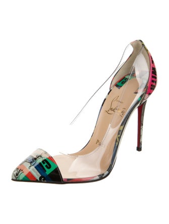 Christian Louboutin PVC Printed Pumps