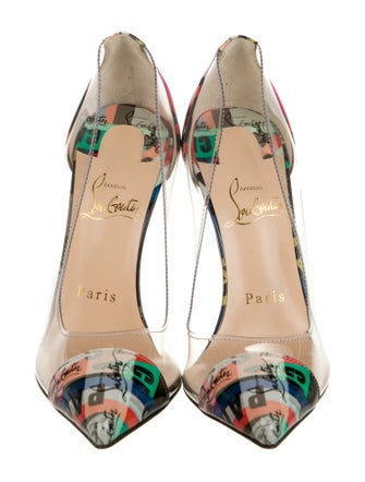 Christian Louboutin PVC Printed Pumps