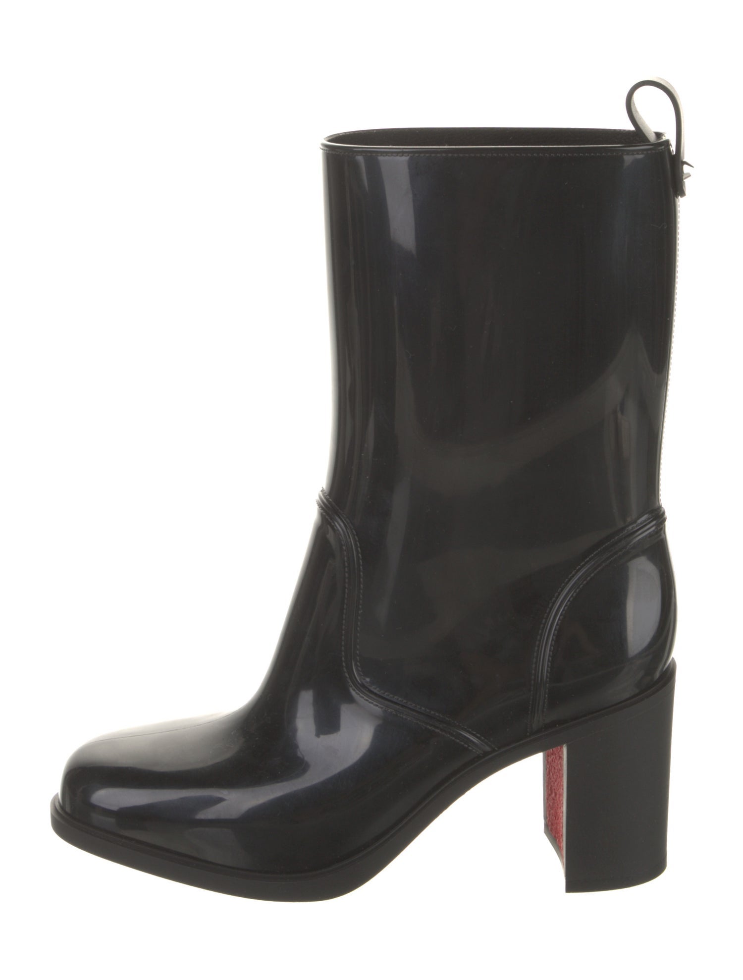 Christian Louboutin Spike Accents PVC Boots