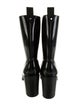 Christian Louboutin Spike Accents Rubber Rain Boots