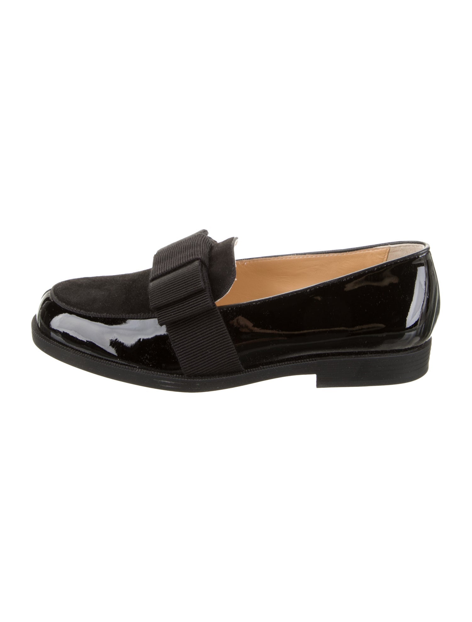 Christian Louboutin Kids' Styleetoy Leather Flat Shoes