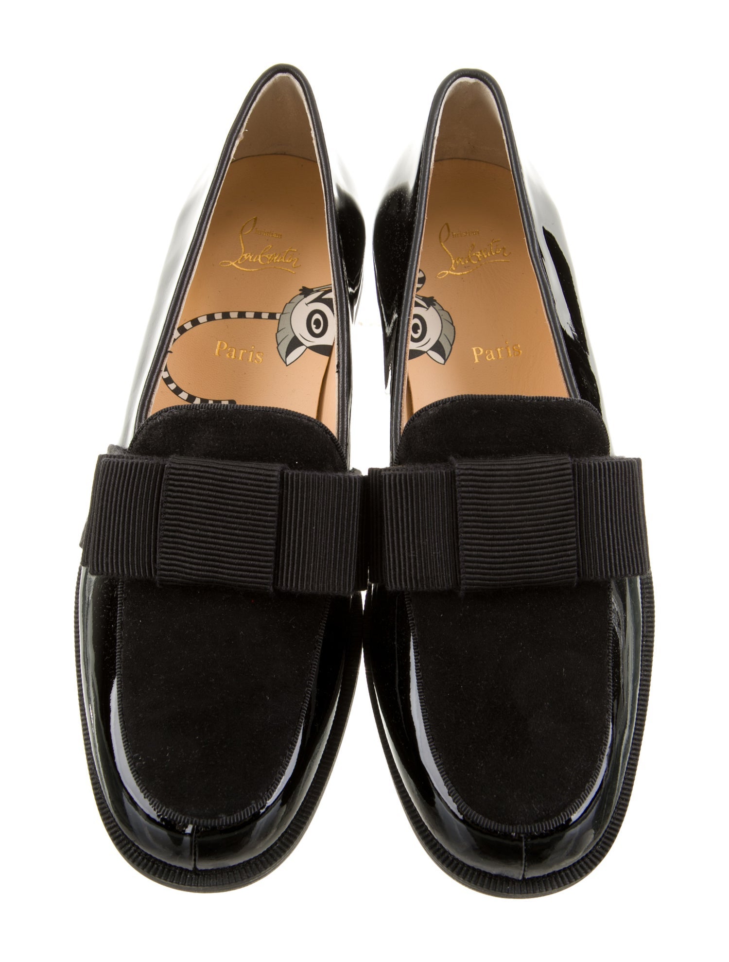 Christian Louboutin Kids' Styleetoy Leather Flat Shoes