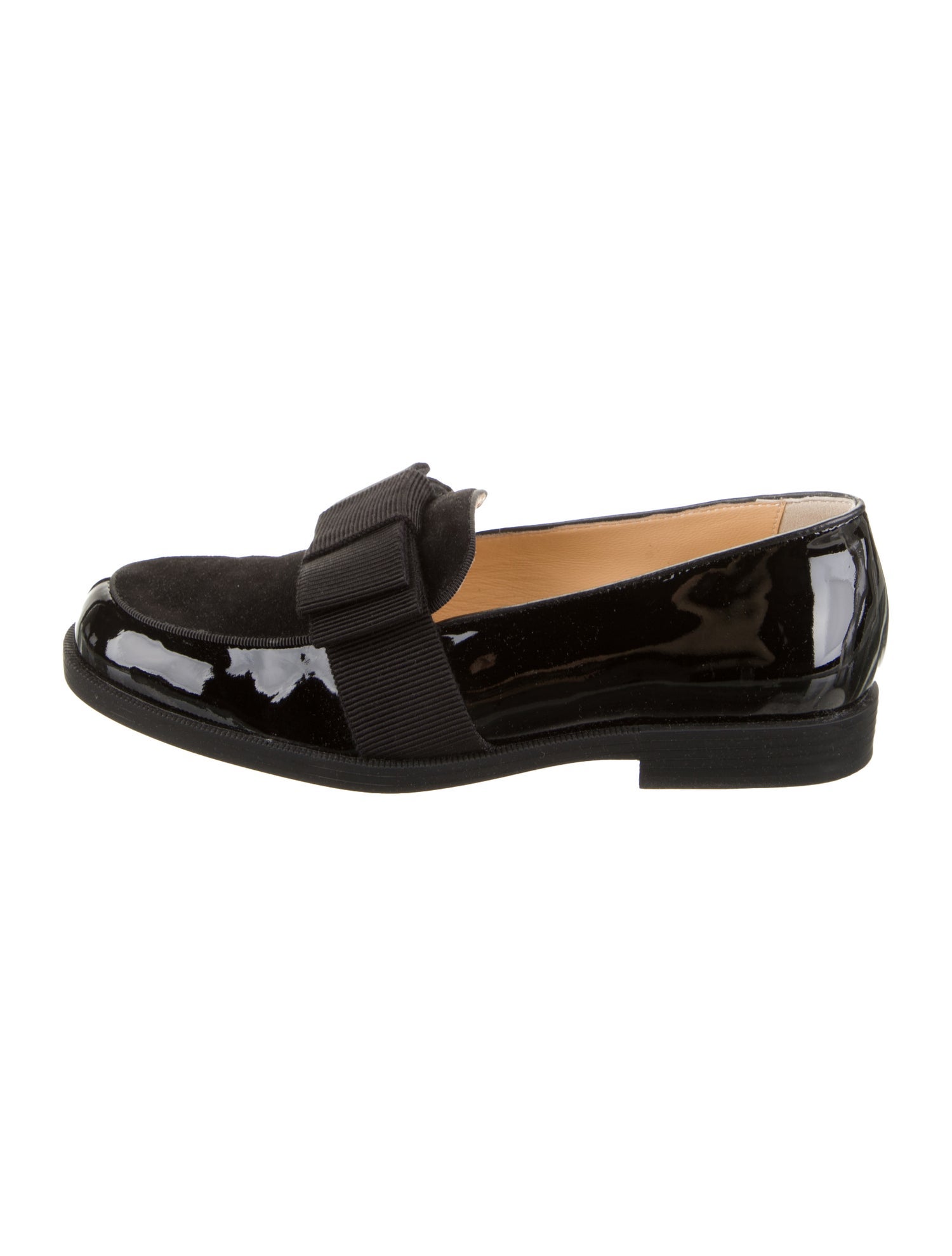 Christian Louboutin Kids' Styleetoy Leather Flat Shoes