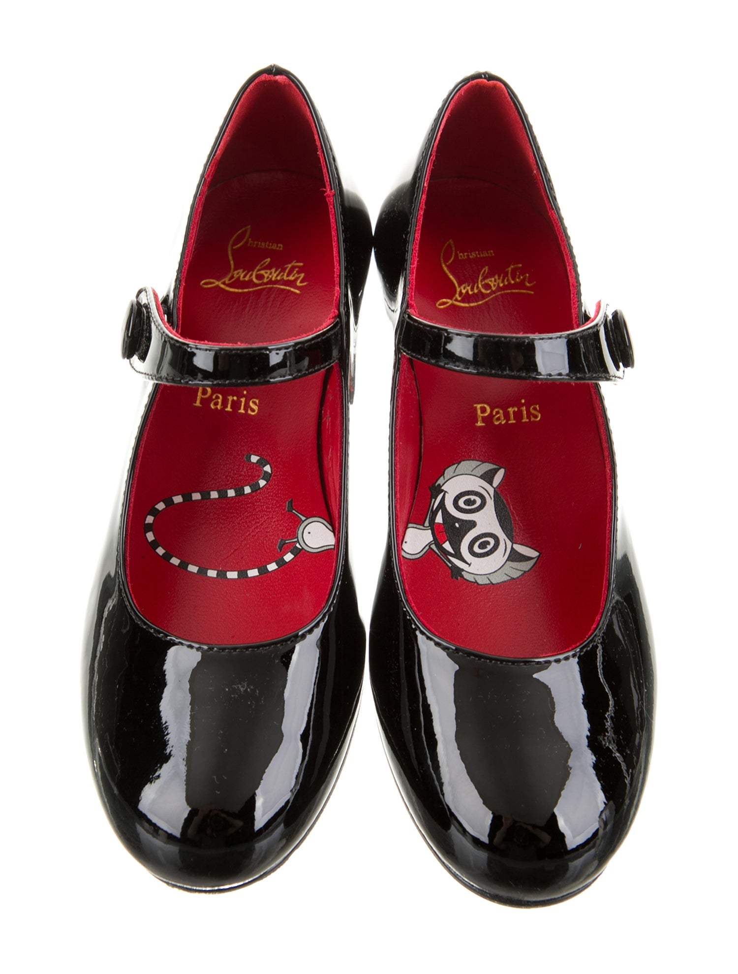 Christian Louboutin Toddlers Girls' Betsina 40 Leather Pumps