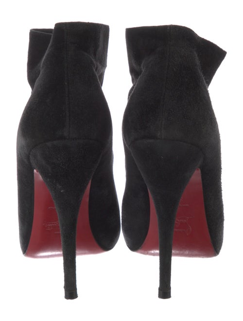 Christian Louboutin Suede Lace-Up Boots