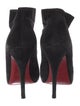 Christian Louboutin Suede Lace-Up Boots